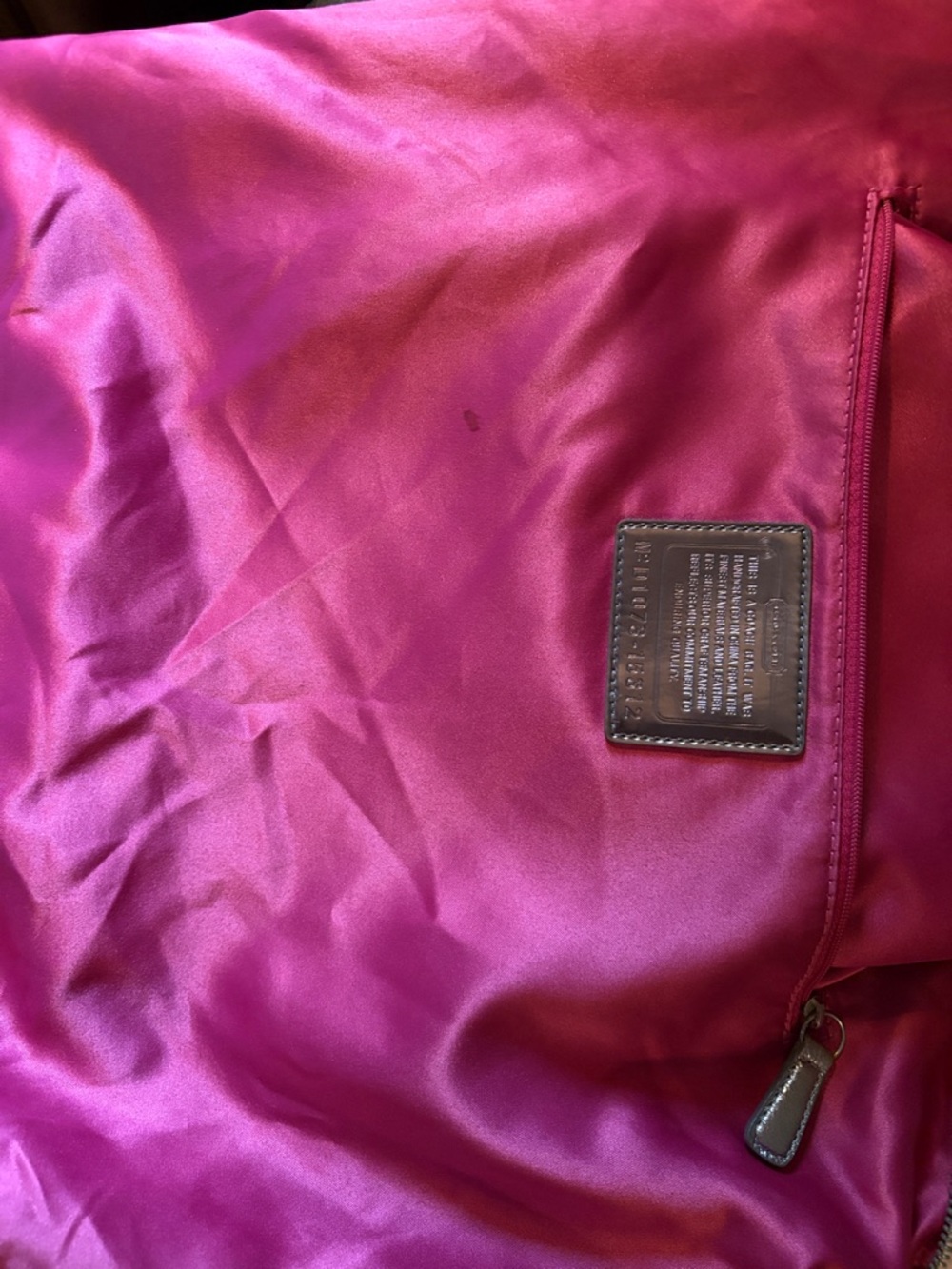 Pink Poppy Ombre Shoulder Bag with Silver Hardware - Picture 11 of 11